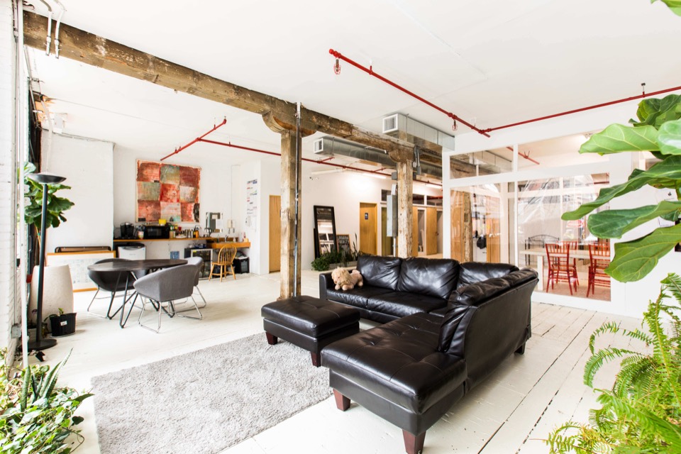 Private office with natural light